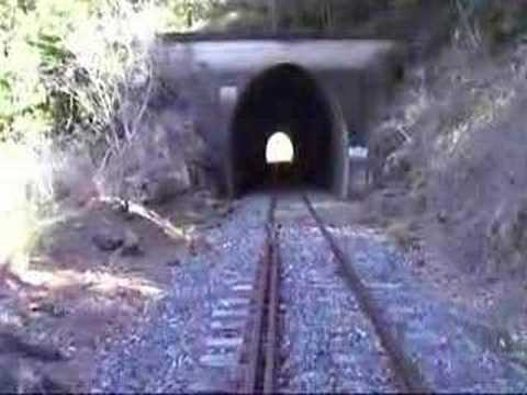 Monto to Builyan by section car through tunnels down the Dawes Range